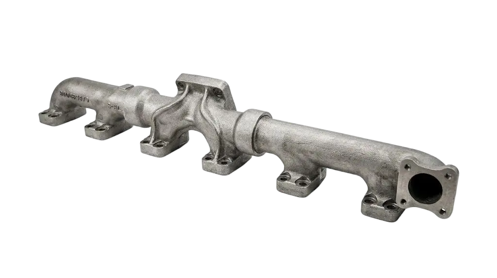 Gray iron exhaust manifold product