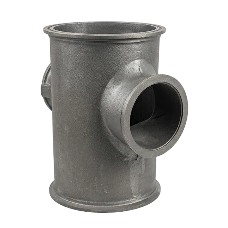 Marine Exhaust Manifold (Tee) — High-Silicon-Molybdenum